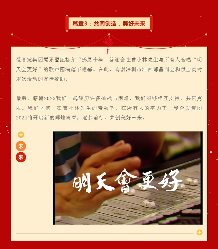 篇章3：共同創(chuàng)造，美好未來(lái)